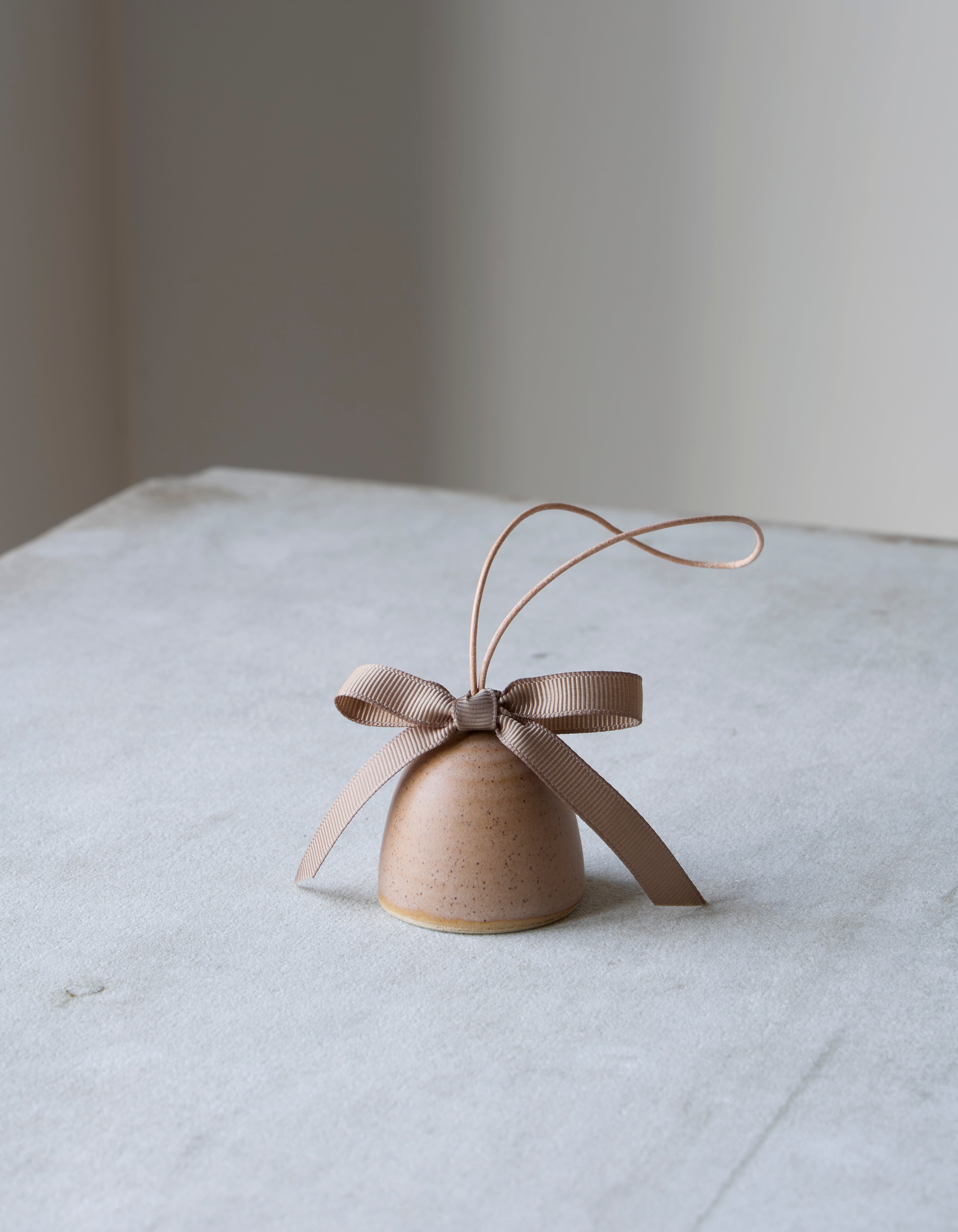 Christmas Bell Ornament – Beige