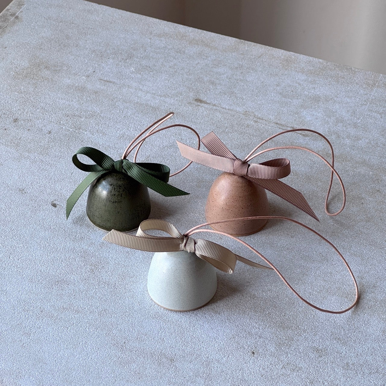 Christmas Bell Ornament – Mint