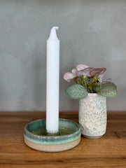 Small Candle Holder - Peacock