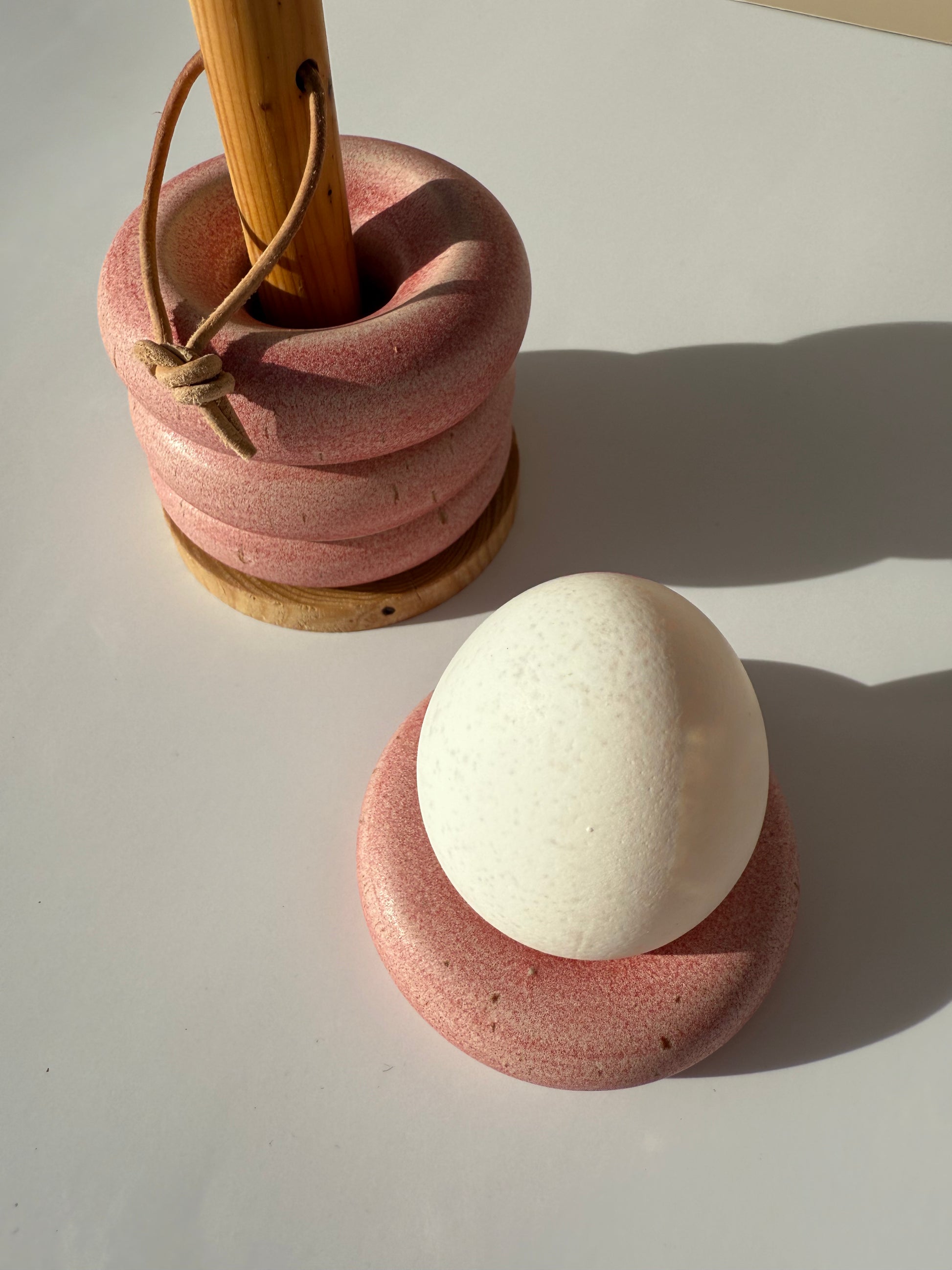 Donut Egg Cups – Rosa, Set of 4