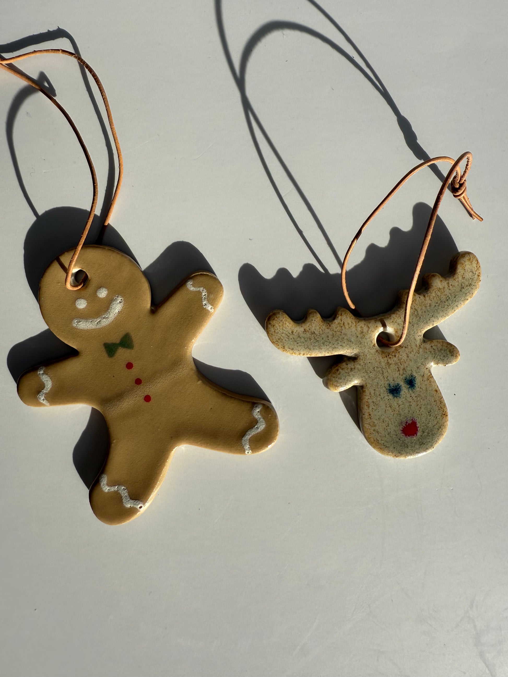 Rudolph Reindeer Ornament – Porcelain