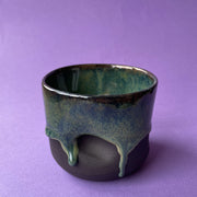 Dented Coffee Cup — Forest Aurora