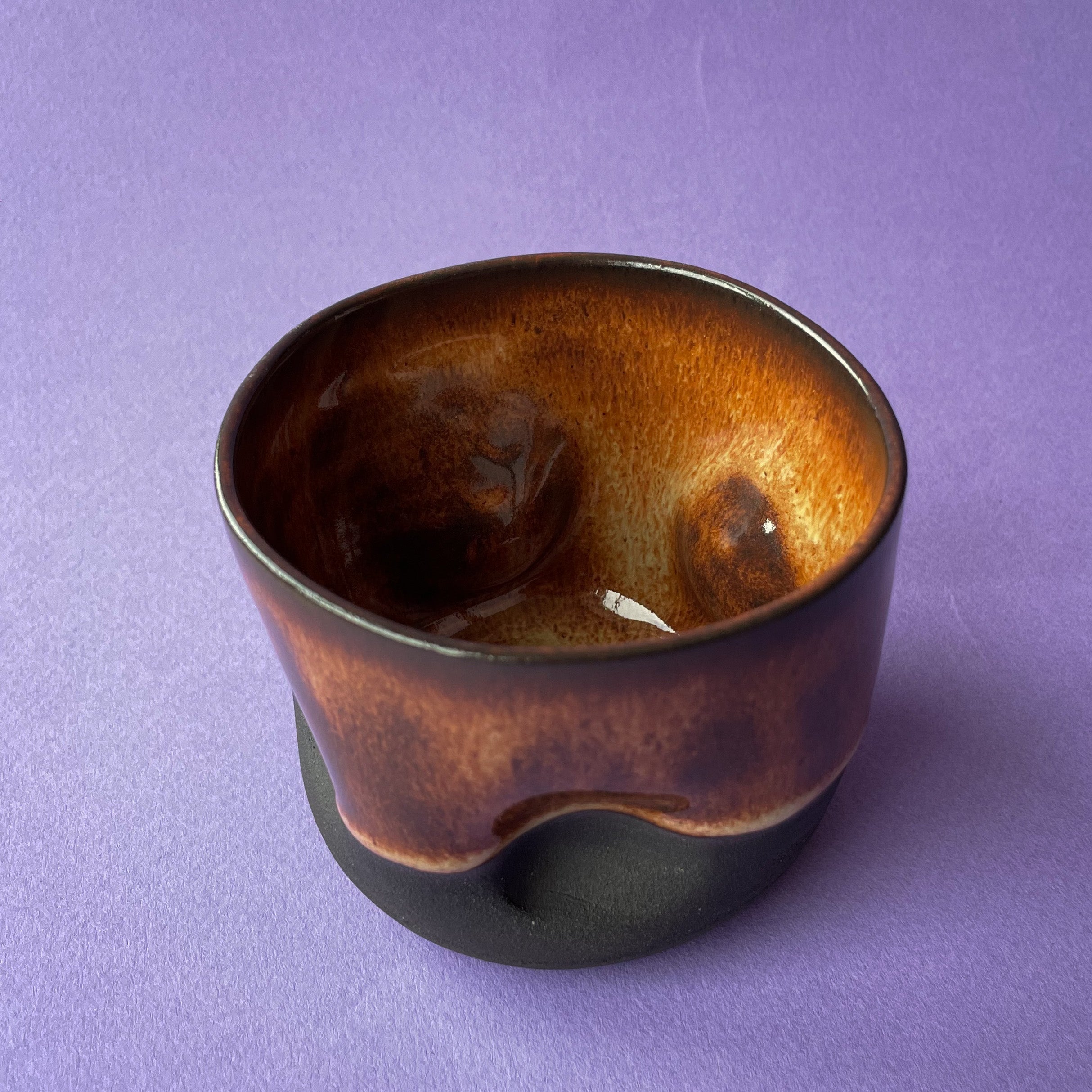 Dented Coffee Cup — Mocha