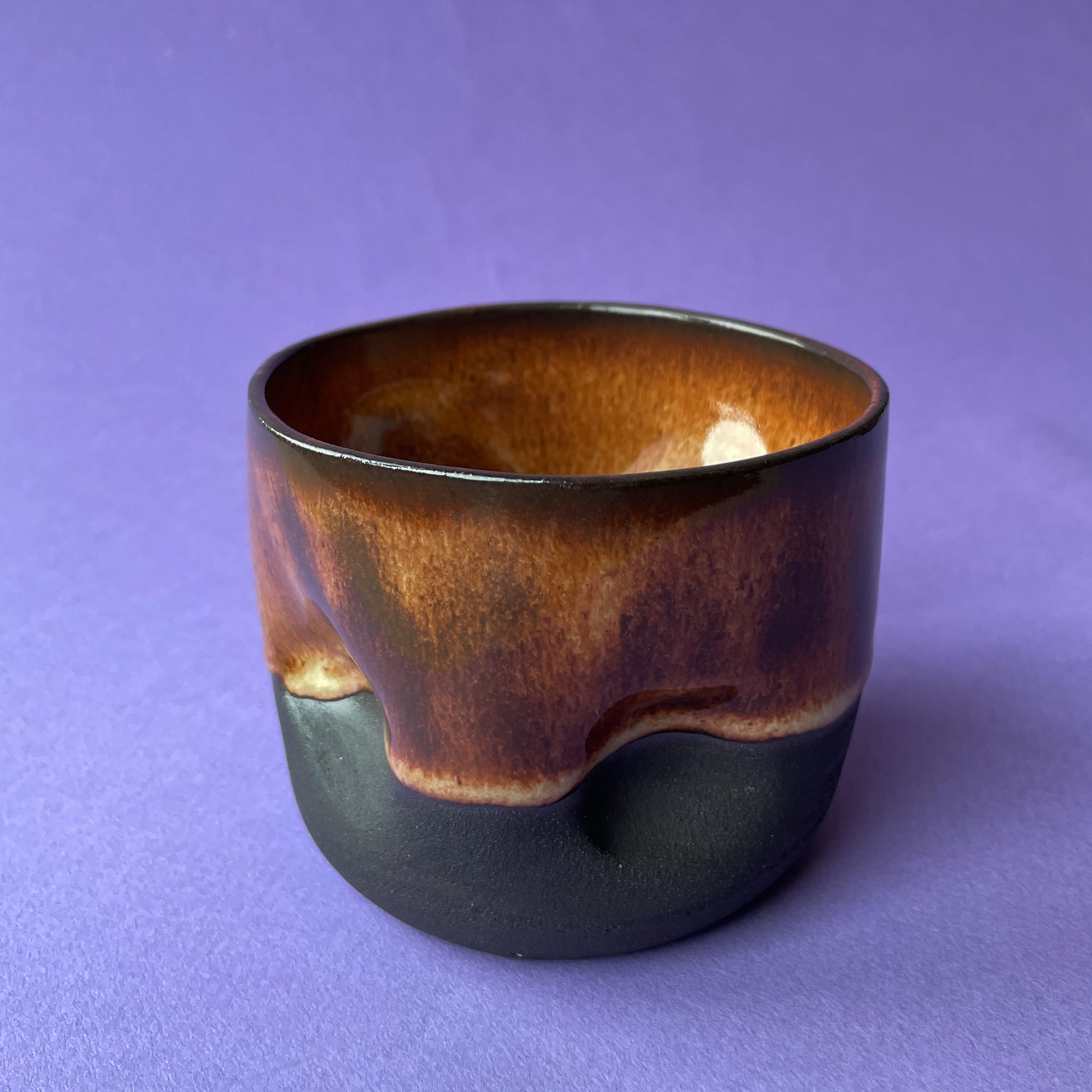 Dented Coffee Cup — Mocha