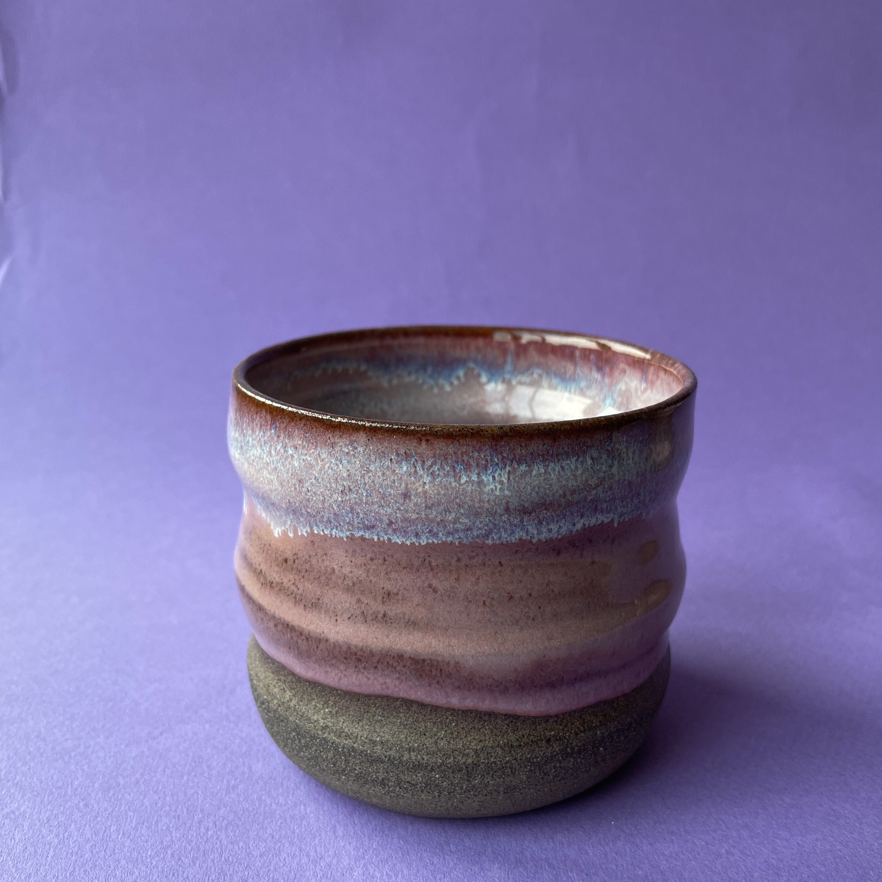 Curved Tea Cup — Twilight Veil