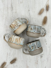 Mug with Handle - Green Mussels