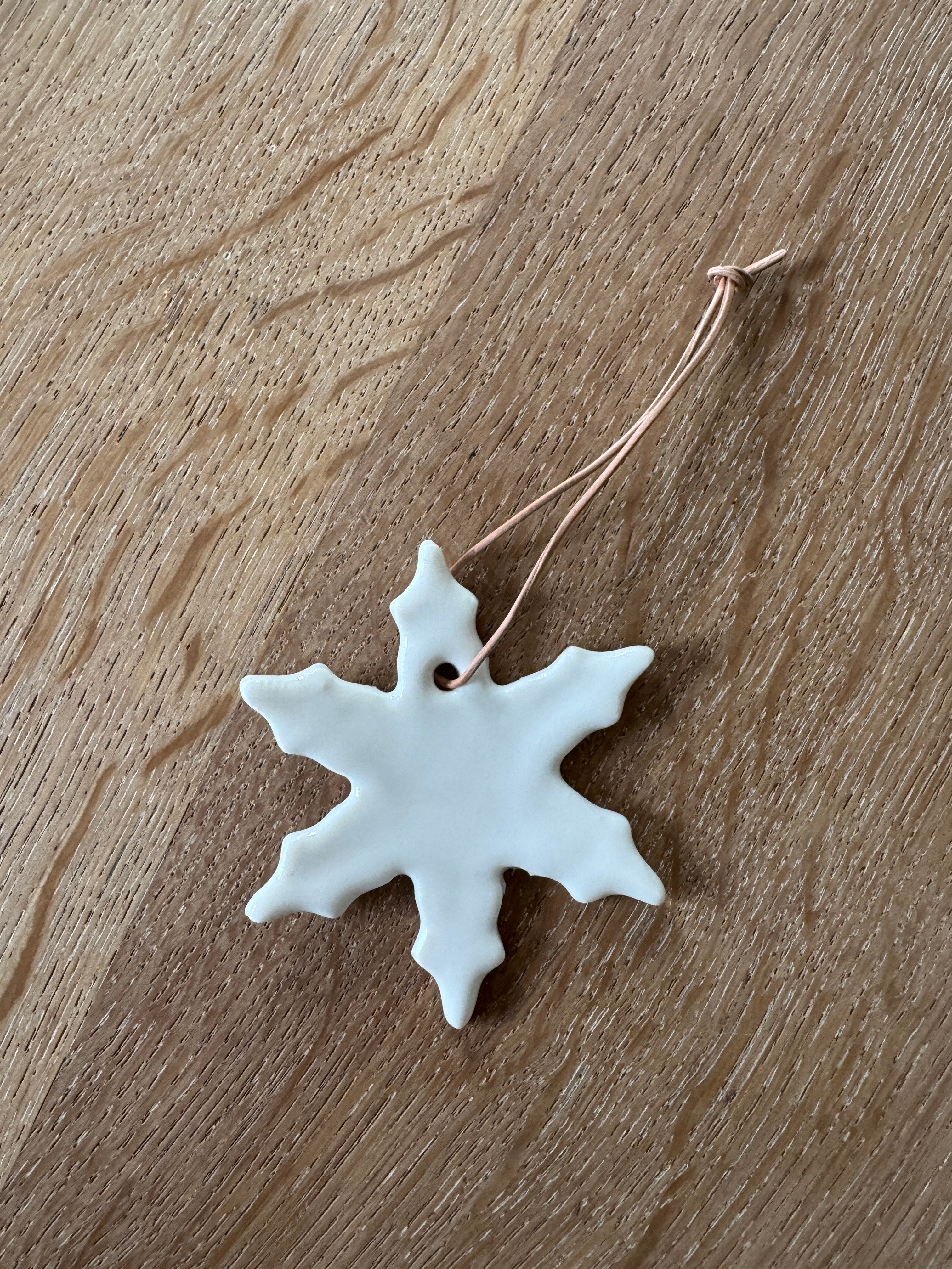 Snowflake Ornament – Porcelain