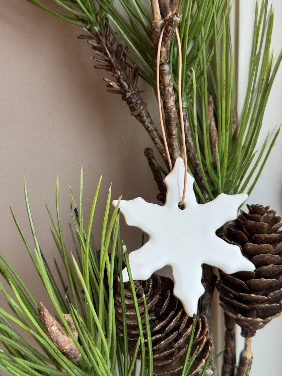 Snowflake Ornament – Porcelain