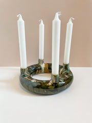 Donut Candle Holder - Forest